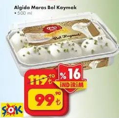 ALGİDA MARAŞ BOL KAYMAK 500 ML ALGİDA MARAŞ BOL KAYMAK 500 ML